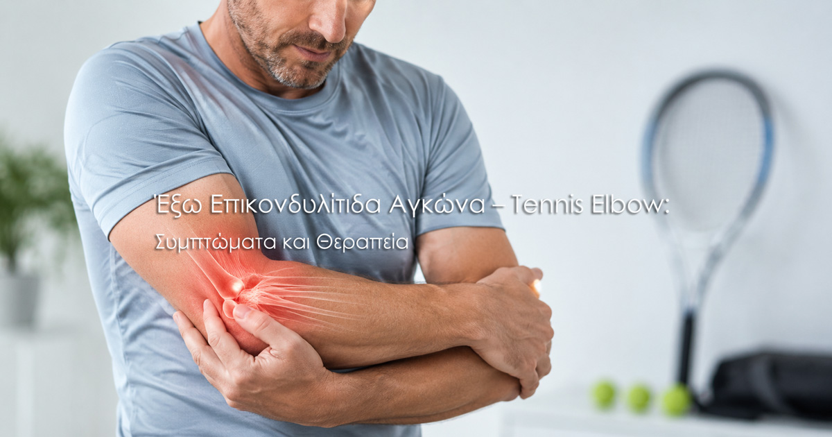 tennis elbow Έξω Επικονδυλίτιδα Αγκώνα – Tennis Elbow: Συμπτώματα και Θεραπεία